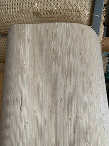 Papel Tapiz Decorativo Ecológico de Rafia, Revestimiento de Pared Texturizado de Fibra Natural Tejida a Mano, Material Decorativo para Muebles Hecho a Mano - Product Image 3