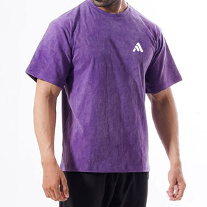 Servicio OEM, Camisetas Personalizadas con Lavado Ácido, 100% Algodón, Ligeras, Ecológicas, Transpirables, Venta al Por Mayor para Hombre - Product Image 1