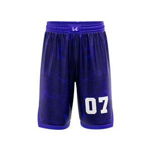 Customized Printed Anti Bacterial Eco Friendly Basketball Shorts 100% Polyester Breathable Quick Dry High Quality for Teams - Product Image 5