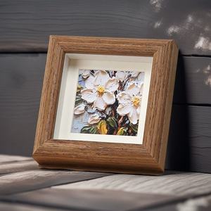 Cadre photo en bois fait main très demandé, tendance du moment, avec 3 ouvertures, collage de photos de famille sur le bureau - Product Image 2