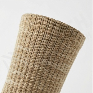 Crew <b>Socks</b> Striped Beige Knitted Breathable Standard <b>Thickness</b> Adult Daily Life Regular Style - Product Image 4