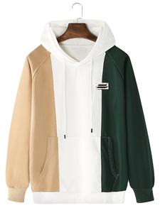 Sudadera con capucha unisex de gran tamaño y peso pesado, de algodón de alta calidad con Sudadera con capucha Bordado de lana y hombros caídos, estampado de invierno para hombre - Product Image 6