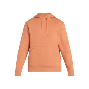 Sudadera con Capucha para Hombre, Color Sólido, Informal, para Otoño, Naranja, Transpirable, 100% Algodón, Felpa, Tejido de Punto - Product Image 1