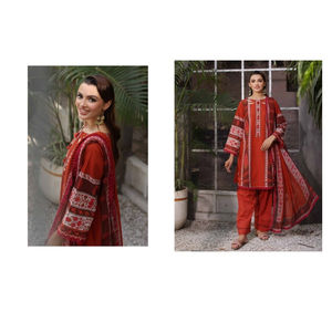 Ssumaira Presenta Charizma C, Conjunto de 3 Piezas Salwar Kameez, Vestido Formal Indio Pakistaní para Mujer, Sin Arrugas, de Secado Rápido, para Fiestas - Product Image 4