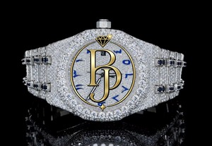 นาฬิกาข้อมือ Briva Luxury Square Analog ประดับเพชรเต็มหน้าปัด สำหรับผู้ชาย ระบบควอตซ์ ตัวเลขแบบอารบิก สีน้ำเงิน ตัวเรือนสแตนเลสสตีล กันน้ำ 10 บาร์ เป็นมิตรต่อสิ่งแวดล้อม - Product Image 5