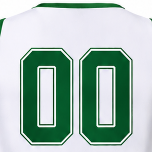 Ensemble d'uniforme de cheerleading sublimé blanc et vert sans manches, haut court et jupe pour équipe sportive, tenue de performance et d'entraînement personnalisée - Product Image 4