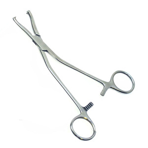 Pince à maintenir les os orthopédiques personnalisée Dingman, à manche courbé, en acier inoxydable chirurgical - Product Image 1