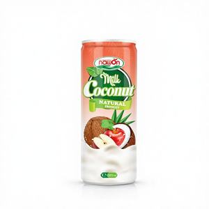 Lait de coco Nawon tendance 320ml en conserve, purée faible en gras, saveur fruitée, boisson végétalienne du fabricant vietnamien - Product Image 1
