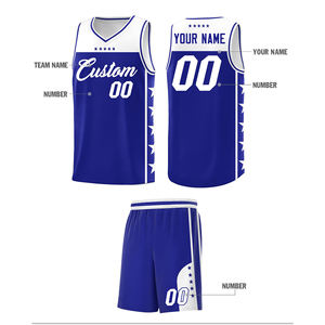 Ensemble d'uniformes de basketball personnalisés avec logo pour hommes, impression par sublimation intégrale, maillot de basketball, vêtements d'entraînement sportif - Product Image 6