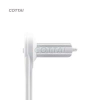 Système de commande à double tirage Duoliv pour stores enrouleurs, pour tubes de 38 et 45 mm, avec option chaînes/bâtons, couleur personnalisable