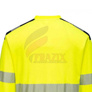 Chemise de travail robuste à manches longues, tissu résistant, respirant, vêtements de travail de chantier, design fonctionnel - Product Image 4