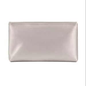 Pochette élégante taupe avec chaîne dorée, sac de soirée minimaliste pour femme, pochette chic à porter en bandoulière - Product Image 2