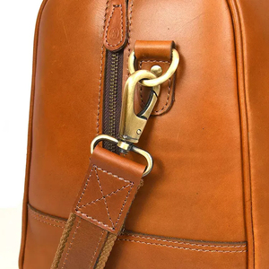 Custom Print Leather Duffle <b>Bag</b> Large Capacity Travel <b>Overnight</b> Weekender <b>Bag</b> for Men and Women Shoulder Strap - Product Image 5