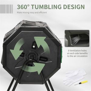 Contenitore per Compostaggio Moderno Personalizzato in Plastica, Ecologico, a Forma di Foglia, in Materiale PP, Design Semplice, Soluzione di Stoccaggio Durevole - Product Image 5