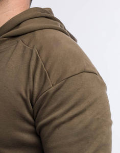 Sudadera con Capucha para Hombre, Color Naranja, Corte Regular, con Bolsillo, Estilo Casual, Tejido de Punto, 100% Algodón - Product Image 6