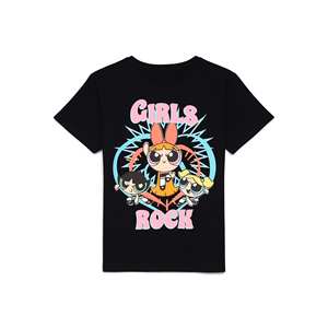 T-shirts imprimés confortables pour filles, col rond, décontractés, design personnalisé, manches courtes, t-shirts en stock pour filles - Product Image 5