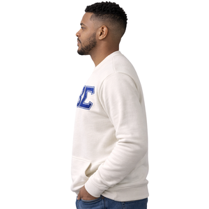 Phi Beta Sigma <b>Neutral</b> Pocket Chenille Crewneck Greek Fraternity Apparel with Classic Chenille Design Premium Comfort and Style - Product Image 3