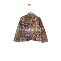 Patchwork matelassé vestes coton Floral Style bohème automne hiver veste manteau Streetwear Boho matelassé réversible veste