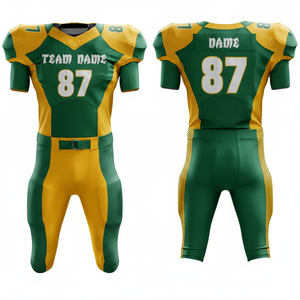American Set Custom 100% Polyester Lightweight Breathable Moisture Wicking Durable Training Practice <b>Game</b> Sportswear OEM ODM - Product Image 1