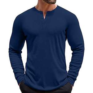 Vêtements de sport personnalisés pour hommes, respirants, à séchage rapide, manches longues, hauts de sport à col rond, t-shirts de sport pour hommes - Product Image 5