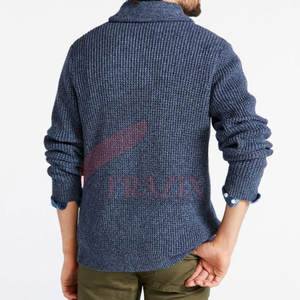 Cardigan tendance pour homme, tricoté, manches longues, boutonné, doux, chaud, décontracté, pour le travail, le bureau, les activités de plein air, vêtements pour homme, cardigan tricoté - Product Image 2
