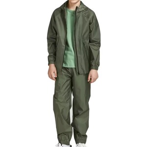 Nueva Llegada Conjuntos Deportivos Cortavientos para Hombre Sudadera con Capucha de Manga Larga Pantalones para Correr 2 Piezas Ropa Casual Conjuntos Deportivos para Hombre - Product Image 1