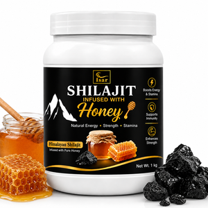 Résine de Shilajit Pur de l'Himalaya avec Mélange de Miel Brut – Shilajit Premium Riche en Acide Fulvique et Minéraux pour le Soutien de l'Énergie et de l'Endurance - Product Image 1