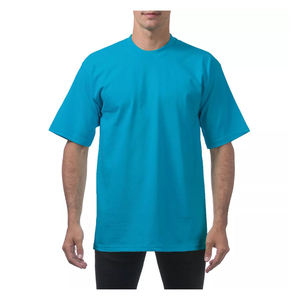Camiseta Personalizada para Hombre, de Alta Calidad, 100% Algodón, Cuello Redondo, Manga Corta, Tallas Grandes, Diferentes Colores, Diseño Liso - Product Image 5