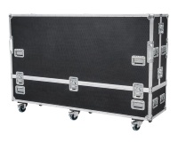 Flight case TV simple en aluminium de qualité supérieure, 75 pouces, résistant à l'eau, décontracté, durable, portable, léger, qualité export