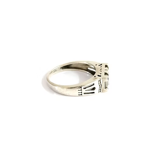 Bague en argent sterling 925 style unique avec pierres de lune multiples, bijoux en gros, idéale pour le quotidien et les cadeaux - Product Image 3