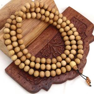 Venta al por mayor original Mysore-tallado cuentas de sándalo Jap Mala cuentas de madera - Product Image 1