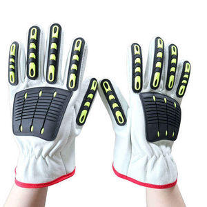 Guantes de Rescate Ligeros, Guantes de Protección de Seguridad Personalizados para el Trabajo, Guantes de Bombero Impermeables al por Mayor, Guantes de Cuero Vacuno Resistentes al Fuego - Product Image 1