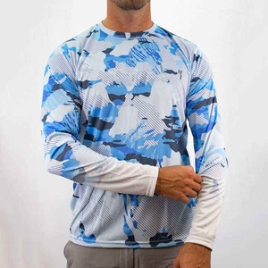 T-shirts de pêche personnalisés 2026 en polyester respirant, séchage rapide, protection UPF 50, pour l'extérieur, été, vente en gros - Product Image 5