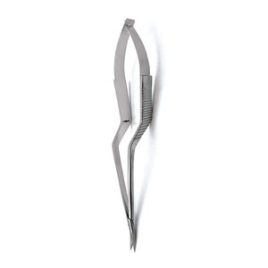 Micro-ciseaux courbés de 7,5 pouces en acier inoxydable, instrument chirurgical de précision, certifié CE, OEM - Product Image 5