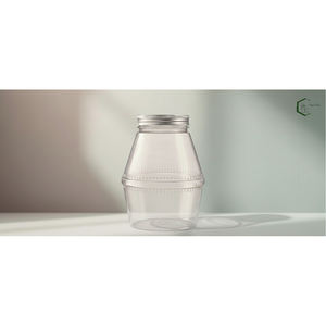 Botella PET de 500 ml con Forma de Diamante y Tapa de Rosca de Aluminio de 52 mm para Jugos, Leche, Té, Café y Bebidas - OEM Vietnam HT500-33 TINH DIEU - Product Image 2