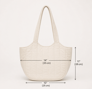India Block Printed Reversible Quilted Cotton Tote <b>Bag</b> for Lady Bohemian Floral Design Magnetic Closure <b>Large</b> Size <b>Beach</b> & Daily - Product Image 4