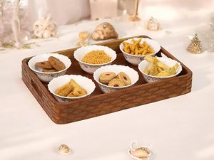 Plateau de service en bois d'acacia de qualité supérieure pour la maison, la cuisine, le restaurant, le bureau - Product Image 3