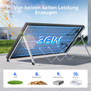 Đôi Kính bifacial năng lượng mặt trời mái nhà tấm năng lượng mặt trời <span class=keywords><strong>Power</strong></span> Panel lớn nhất <span class=keywords><strong>Power</strong></span> PV <span class=keywords><strong>Module</strong></span> 120 Wát năng lượng mặt trời bảng điều khiển hoàn chỉnh Kit cho nhà - Product Image 2