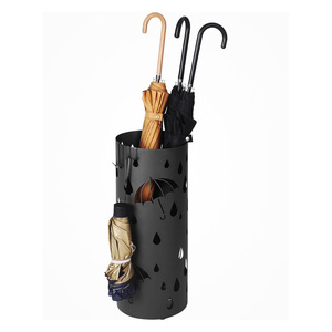 Porte-parapluie moderne et élégant en métal doré avec motif vertical fin pour les entrées élégantes de maisons et de bureaux - Product Image 6