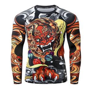 Premium Rash Guard Gym Training <b>Compression</b> <b>Shirt</b> Custom Logo Professional Sportswear Manufacturer - Product Image 1