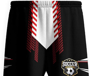 Personalized Youth Football Uniform - Breathable Sublimated <b>Soccer</b> Jersey and Shorts Set - Product Image 5