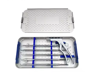 Ensemble de rongeurs rotatifs Kerrison interlaminaires pour chirurgie de la colonne vertébrale, instruments orthopédiques - Product Image 1