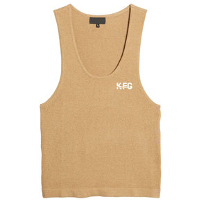 Camiseta sin Mangas para Hombre, Ajustada, Tejida, Transpirable, Elástica, para Fitness, Culturismo, Verano, Estilo Casual Urbano - Product Image 1