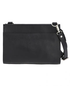 Bolso Bandolera de Alta Calidad para Mujer, Elegante, con Cierre y Correa Fija, de Cuero Genuino Negro, Venta al Por Mayor, Logotipo Personalizado OEM 2026 - Product Image 1