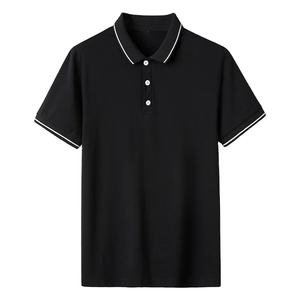 Logo personnalisé 100% coton hommes T-shirts Polo hommes décontracté couleur unie à manches courtes hommes vêtements chemises polos 2026 - Product Image 3
