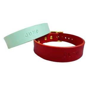 ปลอกคอสุนัขหนังวีแกน100% ผลิตจากผู้ผลิตอินเดียและจัดจำหน่ายจากผู้ผลิตทุกขนาด - Product Image 1