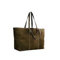 Tas Tangan Wanita Kulit Asli BS INTERNATIONAL, Ringan, Tahan Air, Bordir Mutiara, Rumbai, Resleting, Modis