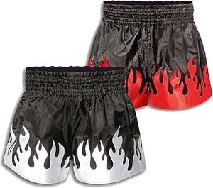 Pantalones Cortos de Muay Thai, Pantalones Cortos de Boxeo con Logotipo Frontal, Transpirables, de Secado Rápido, de Spandex/Poliéster, Pantalones Cortos de Grappling - Product Image 1