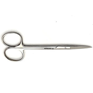 Tijeras de Corte de Tejido Iridiano Manuales de Acero Inoxidable, Punta Afilada Recta, Instrumento de Cirugía Oftálmica de Precisión para Ojos - Product Image 2