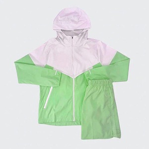 Custom Made Factory Manufacture Nylon Windbreaker Tracksuit Men's Streetwear Lightweight Custom <b>Embroidery</b> Logo Windbreaker <b>Set</b> - Product Image 3